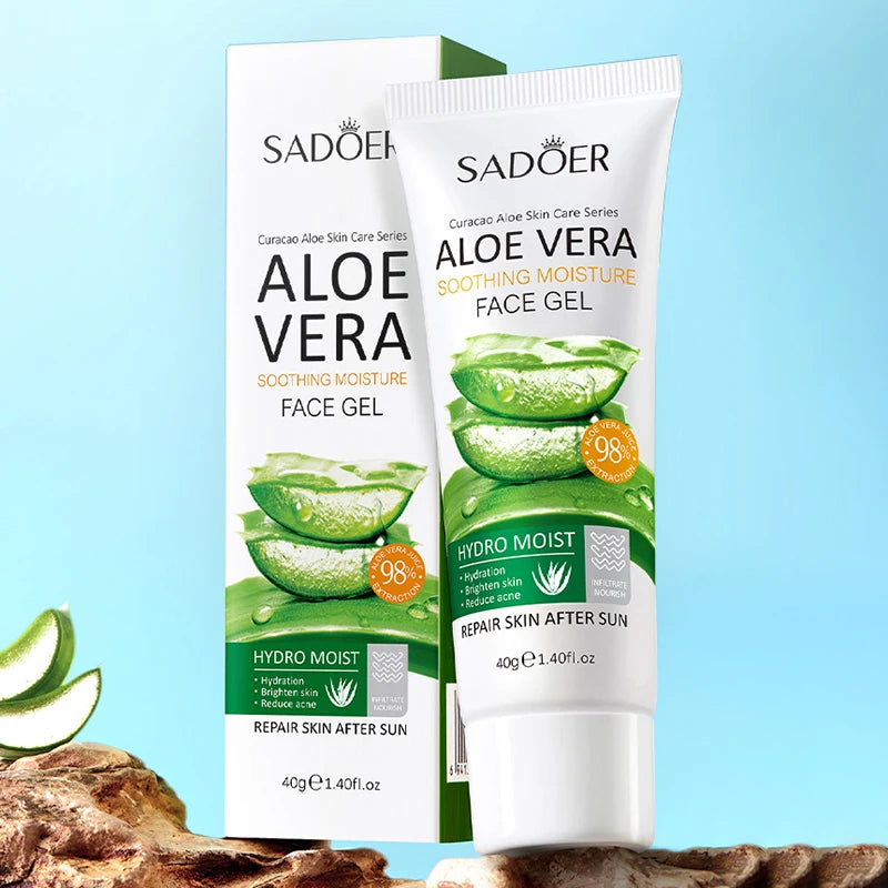 Aloe Vera Face Gel anti Acne Brightening Hydrating Anti-Aging Moisturizing Facial Cream Face Skin Care Cosmetics