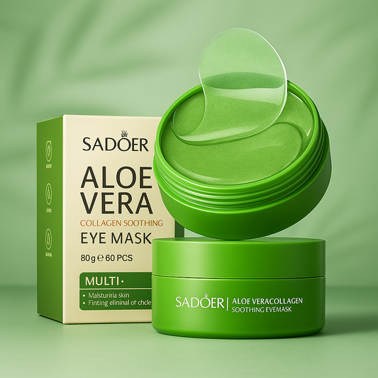 Aloe Eye Patches – 60pcs, Hydrating & Firming